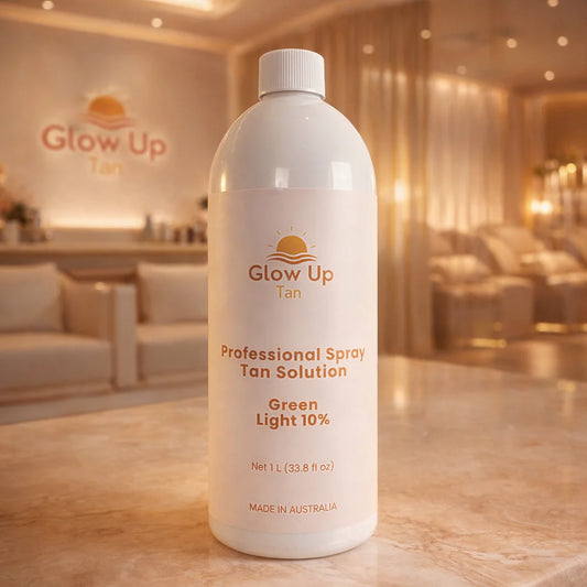 Professional Spray Tan Solution - Green - Light (10%)